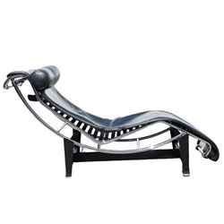 Signed Cassina Le Corbusier Leather Chaise Lounge
