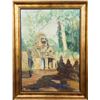 Image 1 : Indonesian Temple in Landscape, O/B, Circa 1930