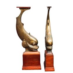 (2) Bronze Architectural Elements from HMS Dolphin