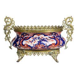 Palatial Imari & French Bronze Centerpiece