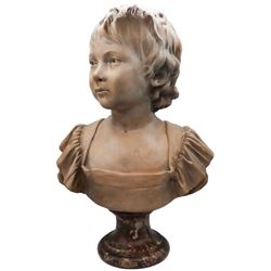 Jean-Antoine Houdon (1741-1828) Terracotta Bust