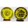 Image 10 : (10) French Yellow Creil Porcelain Set