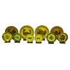 Image 1 : (10) French Yellow Creil Porcelain Set