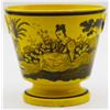 Image 10 : (7) French Yellow Creil Porcelain Set