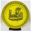 Image 2 : (8) French Yellow Creil Porcelain Set