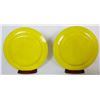 Image 8 : (8) French Yellow Creil Porcelain Set