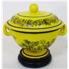 Image 8 : (4) French Yellow Creil Porcelain Set