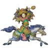 Image 1 : Chinese Figural Glazed Roof Tile