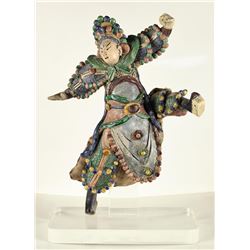 Chinese Figural Glazed Roof Tile