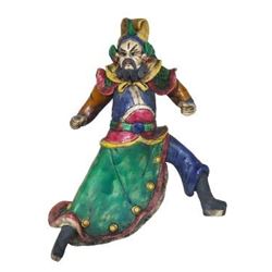 Chinese Figural Glazed Roof Tile