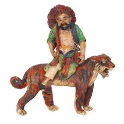 Chinese Figural Glazed Roof Tile