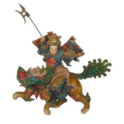 Chinese Figural Glazed Roof Tile