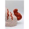 Image 4 : Pair of Foo Dogs, Herend Hungary Porcelain