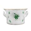 Image 1 : Herend Large Green and White Two Handled Planter