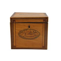 Georgian Inlaid Tea Caddy Box
