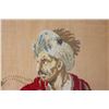 Image 5 : Marie Rothman (19 C)Needlepoint of Turkish Soldier