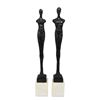 Image 1 : Manor of Giacometti, Bronzes on Marble Bases
