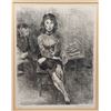 Image 1 : Signed Raphael Soyer (1899-1987) Etching 1/25