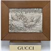 Image 1 : Gucci Plaque in Brown Pigskin Framing