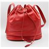 Image 2 : Gucci Red Leather Bucket Bag