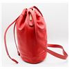Image 4 : Gucci Red Leather Bucket Bag