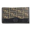 Image 1 : Fendi Zucca Italian Leather Bi-Fold Card Wallet