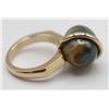 Image 8 : Italian Handmade Natural Pearl and 18k Gold Ring