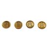 Image 2 : (2) Pairs 18K Gold Tuxedo Button Sets