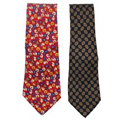 Pair of Italian Fendi Ties
