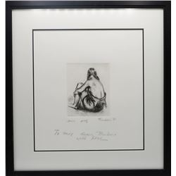 Dorothea Schwarcz Greenbaum (1893-1986) Etching