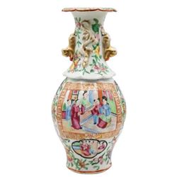 Chinese Rose Medallion Vase