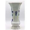 Image 3 : Dutch Delft Blue & White Fluted Vase