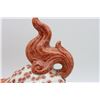 Image 5 : Pair of Porcelain Bowing Foo Dogs