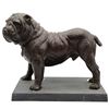 Image 1 : Large Bulldog Sculpture w/ Metal Base