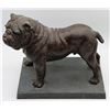 Image 2 : Large Bulldog Sculpture w/ Metal Base