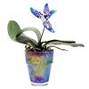 Image 1 : Anchor Hocking Pot with Glass Flower