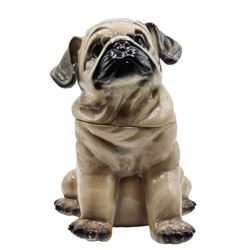 Ceramic Pug Cookie Jar