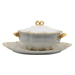 Haviland France Porcelain Tureen & Underplate