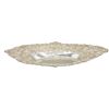 Image 1 : Embossed Sterling Silver Oval Dish, 12 OZT