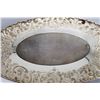 Image 8 : Embossed Sterling Silver Oval Dish, 12 OZT