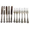 Image 1 : (11) Piece Sterling Knife and Fork Set