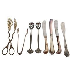 (8) Pieces of Mixed Plated Silver Ware