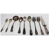 Image 2 : (9) Piece group of Plated Silver Ware