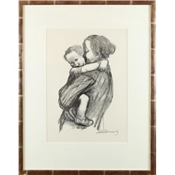 Kathe Kollwitz (German 1867-1945) Etching