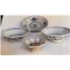 Image 1 : (3) Chinese Porcelain Footed Bowls and a Plate
