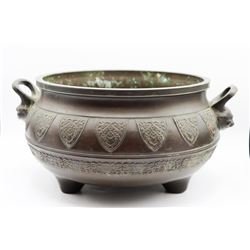 Chinese Bronze Exterior Cast Censer