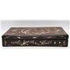 Image 4 : Antique Chinese Lacquer Box, Mother of Pearl Inlay