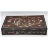 Image 5 : Antique Chinese Lacquer Box, Mother of Pearl Inlay