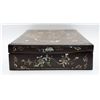 Image 6 : Antique Chinese Lacquer Box, Mother of Pearl Inlay