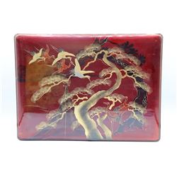 Japanese Lacquer Box with Cover